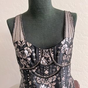 Nanette LePore silk beaded dress, dress size 4